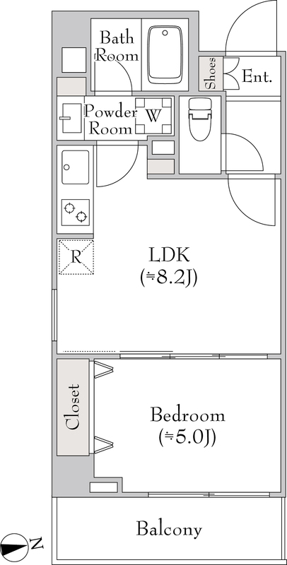 C(3F) 間取り図