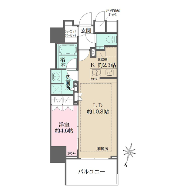 E 間取り図