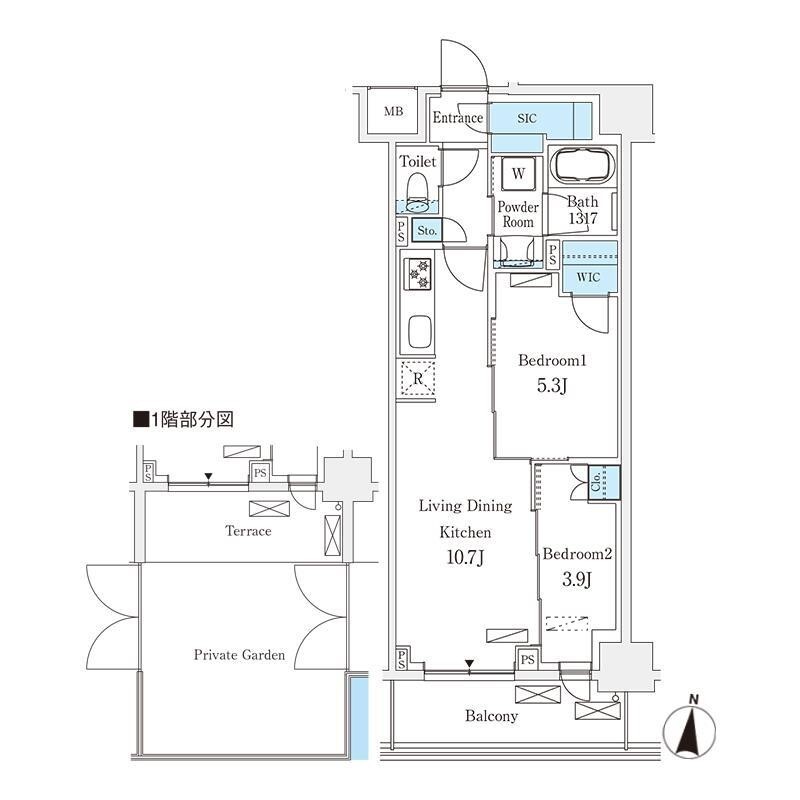 S-D(1F) 間取り図