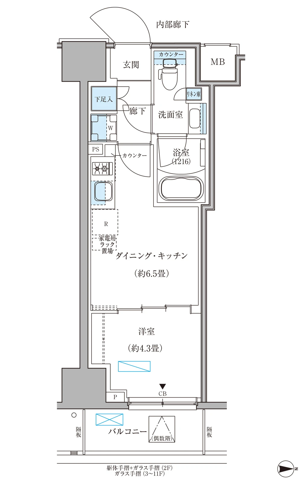 D1 間取り図
