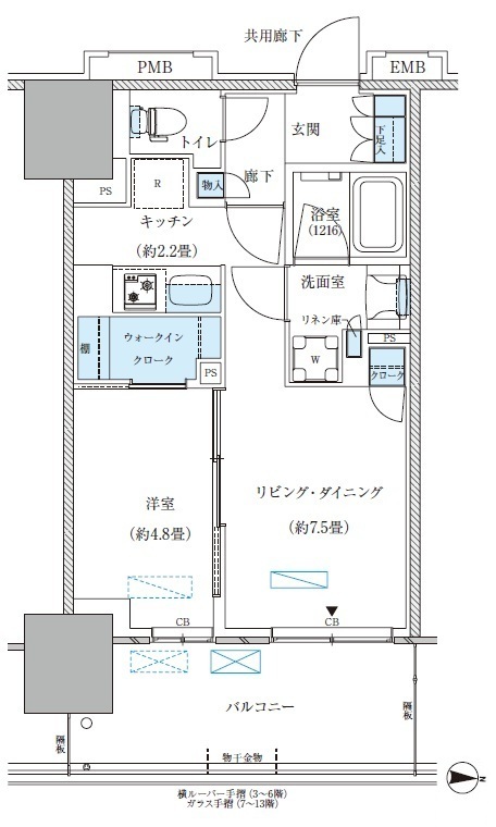 BE-C 間取り図