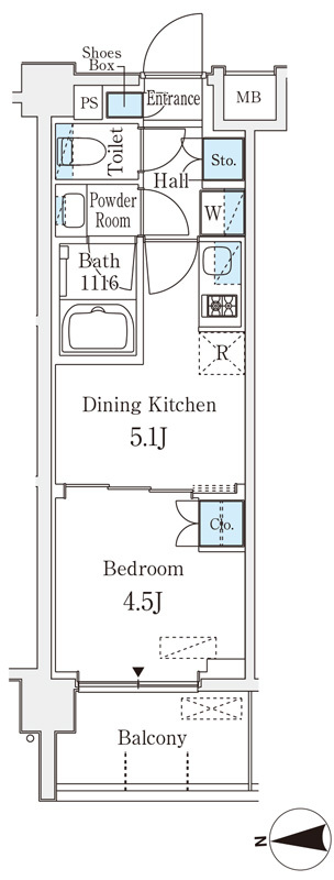 B4 間取り図
