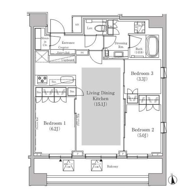 L 間取り図